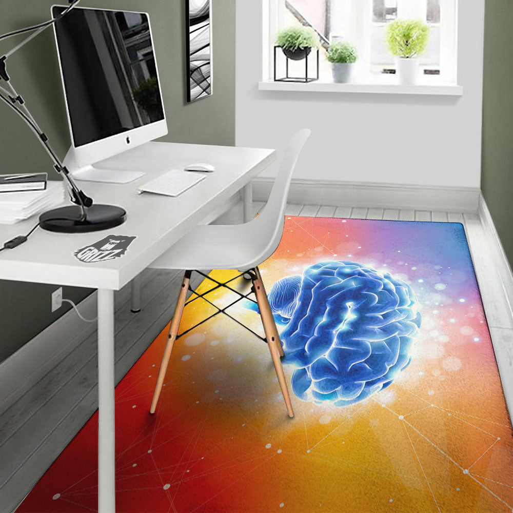 Human Brain Floor Mat-grizzshop