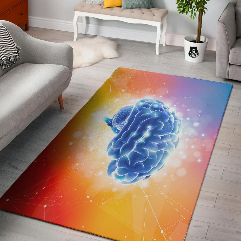Human Brain Floor Mat-grizzshop