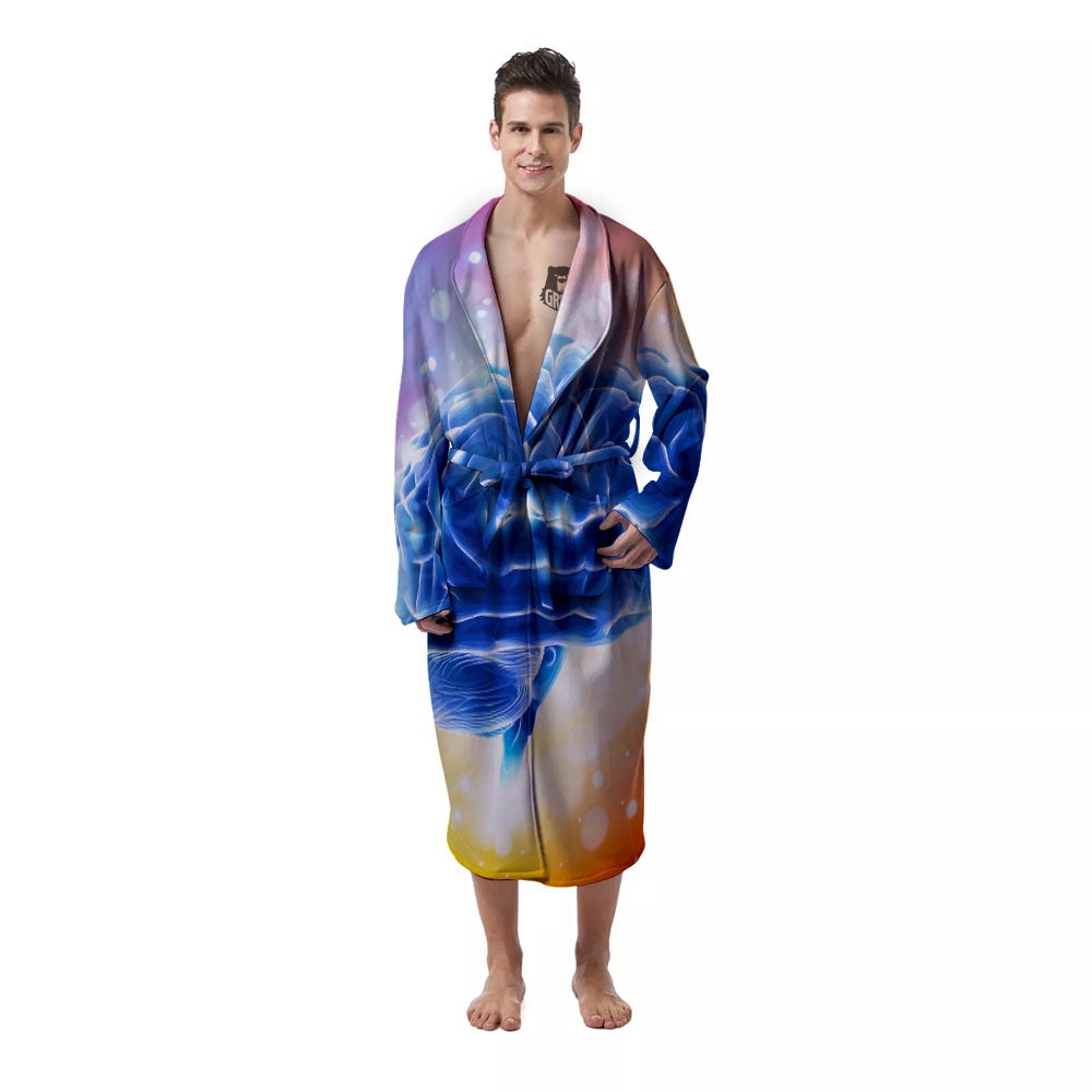 Human Brain Men's Robe-grizzshop