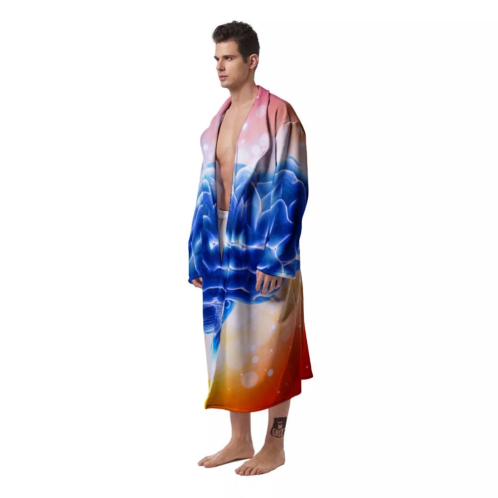 Human Brain Men's Robe-grizzshop