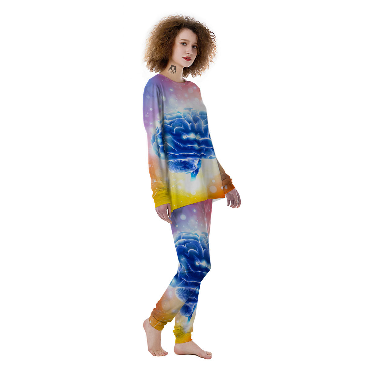 Human Brain Women's Pajamas-grizzshop