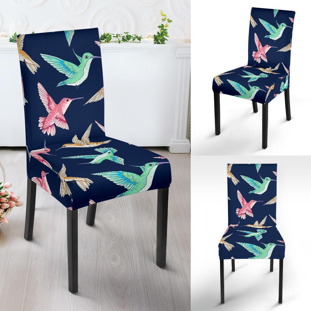 Hummingbird Colorful Chair Cover-grizzshop