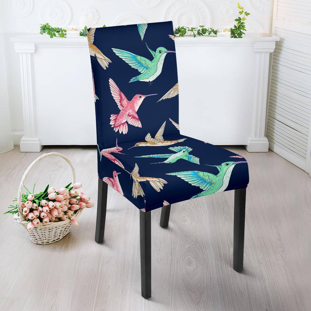 Hummingbird Colorful Chair Cover-grizzshop
