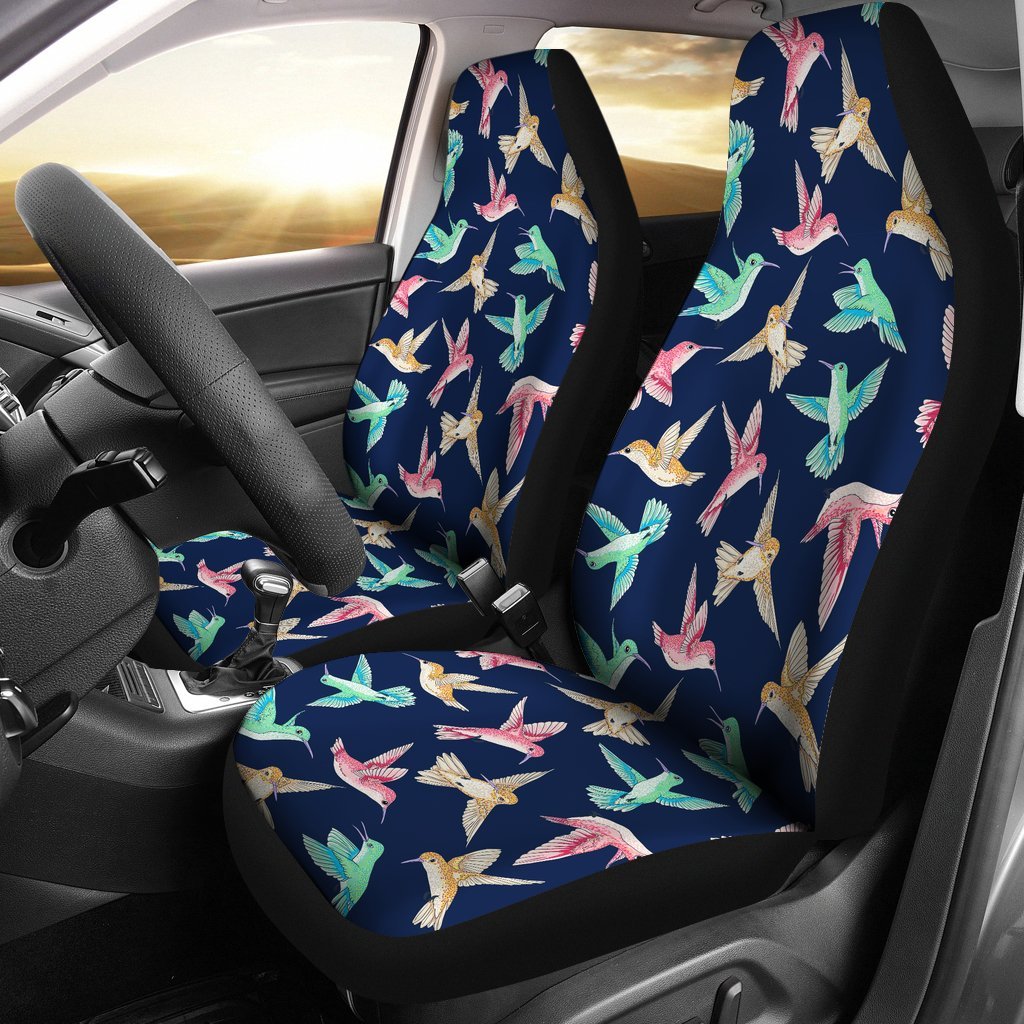 Hummingbird Colorful Universal Fit Car Seat Cover-grizzshop