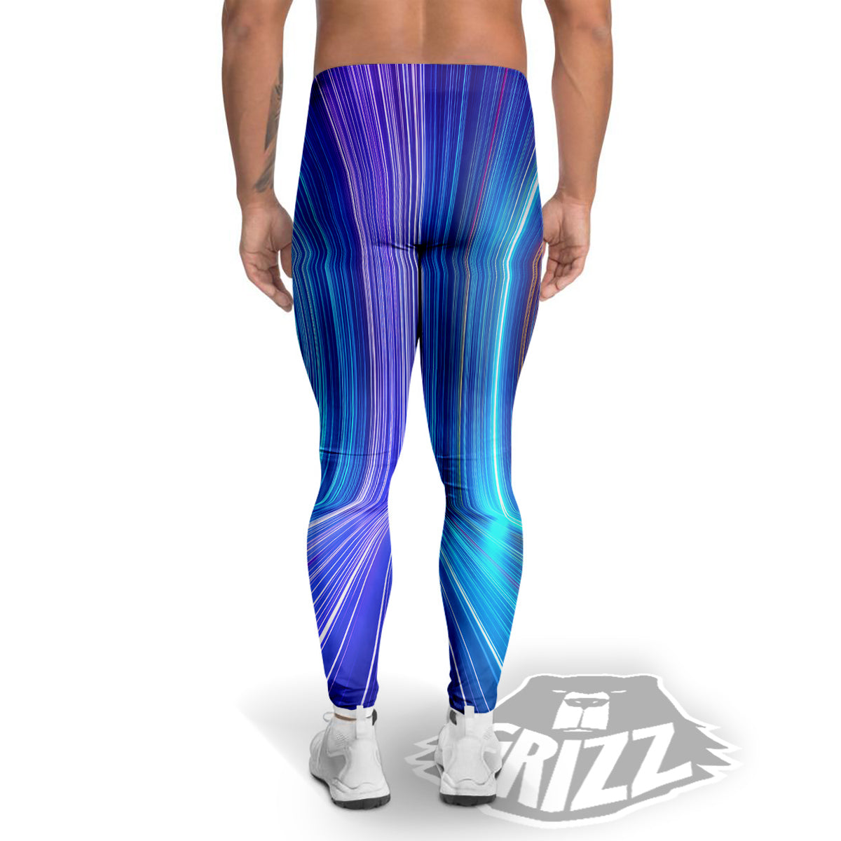 Hyperspace Colorful Print Men's Leggings-grizzshop