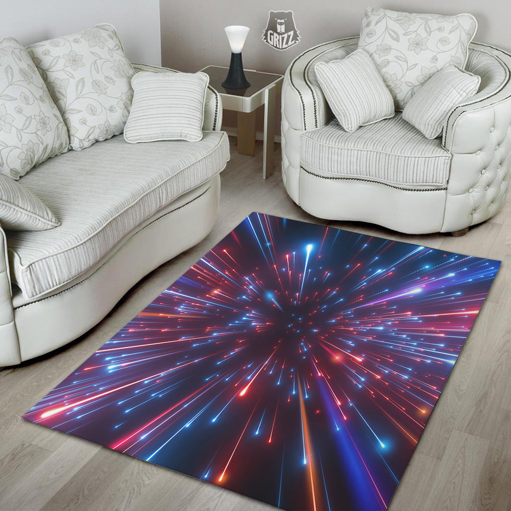 Hyperspace Cosmic Print Floor Mat-grizzshop