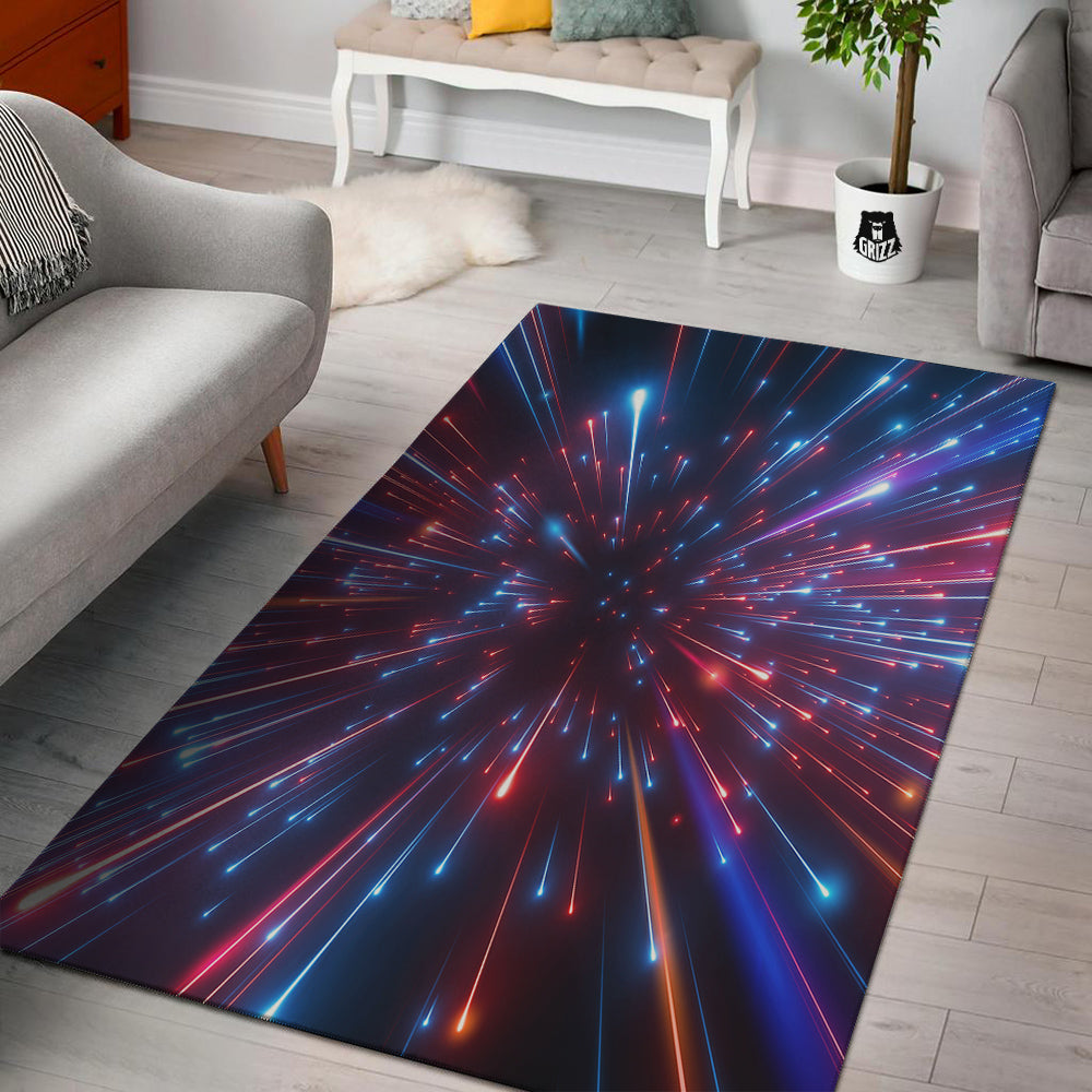 Hyperspace Cosmic Print Floor Mat-grizzshop