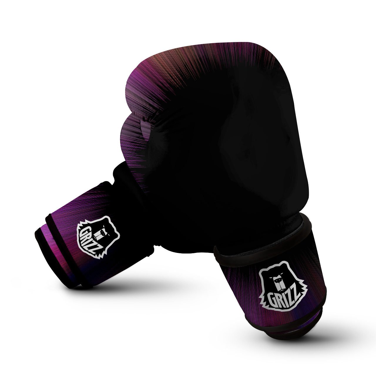 Hyperspace Purple Print Boxing Gloves-grizzshop