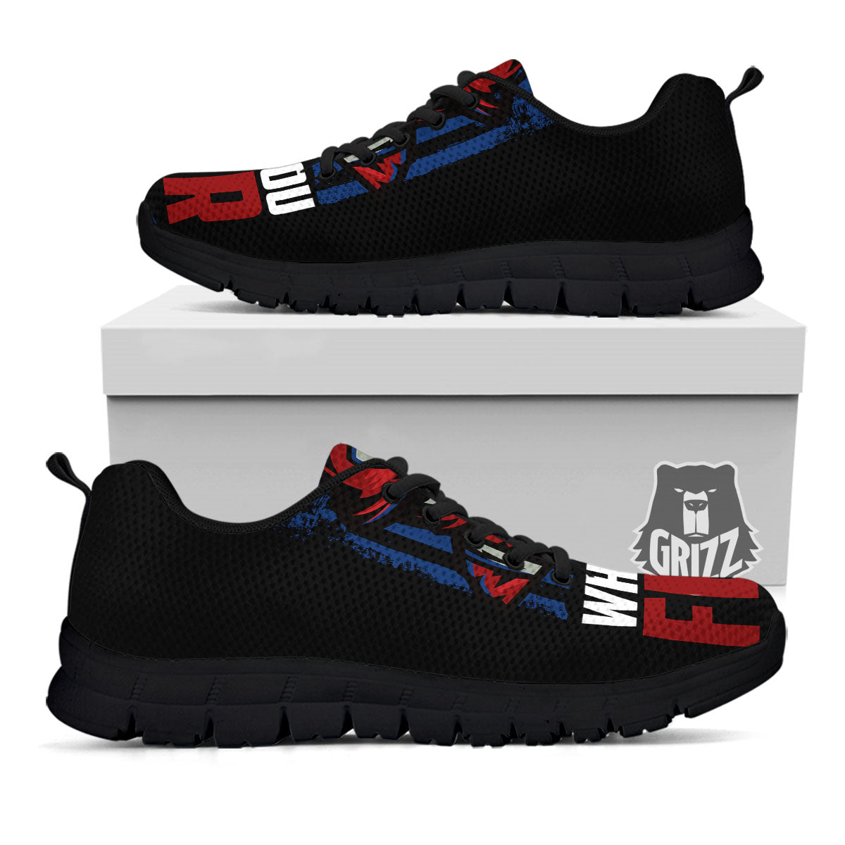 I Fight What You Fear Firefighter Print Black Sneaker-grizzshop