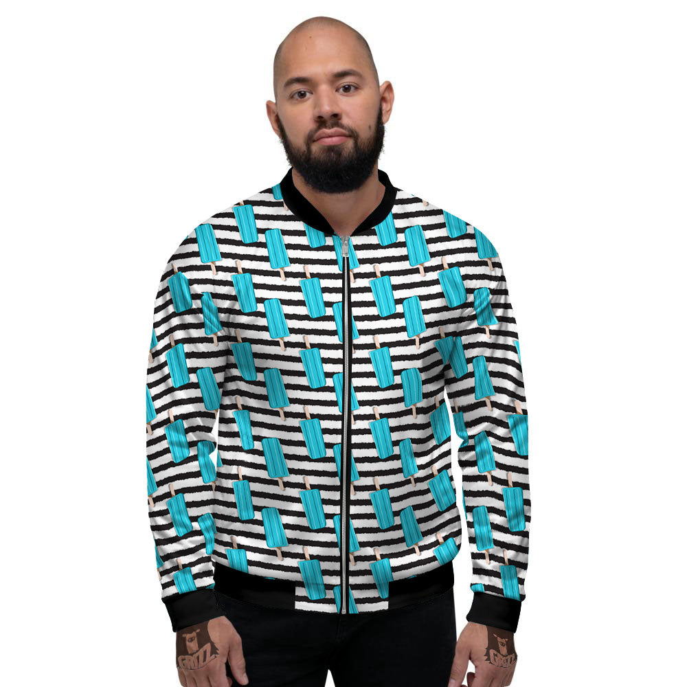 Candy Pattern Print Men's Bomber Jacket