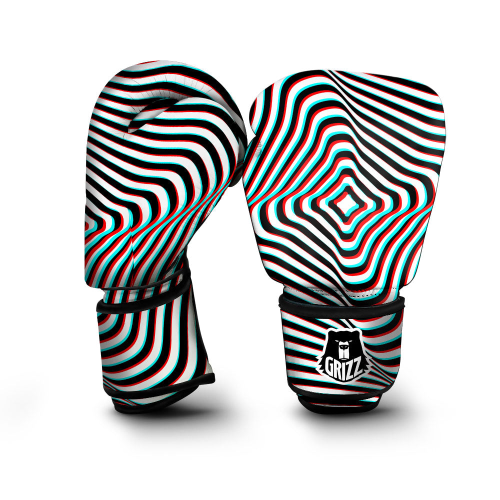 Illusion Anaglyph Optical Print Boxing Gloves-grizzshop