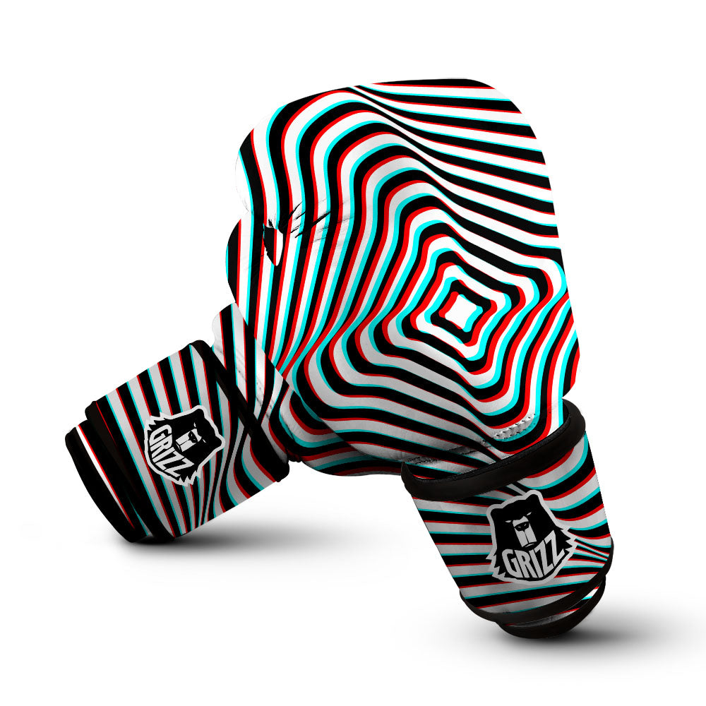 Illusion Anaglyph Optical Print Boxing Gloves-grizzshop