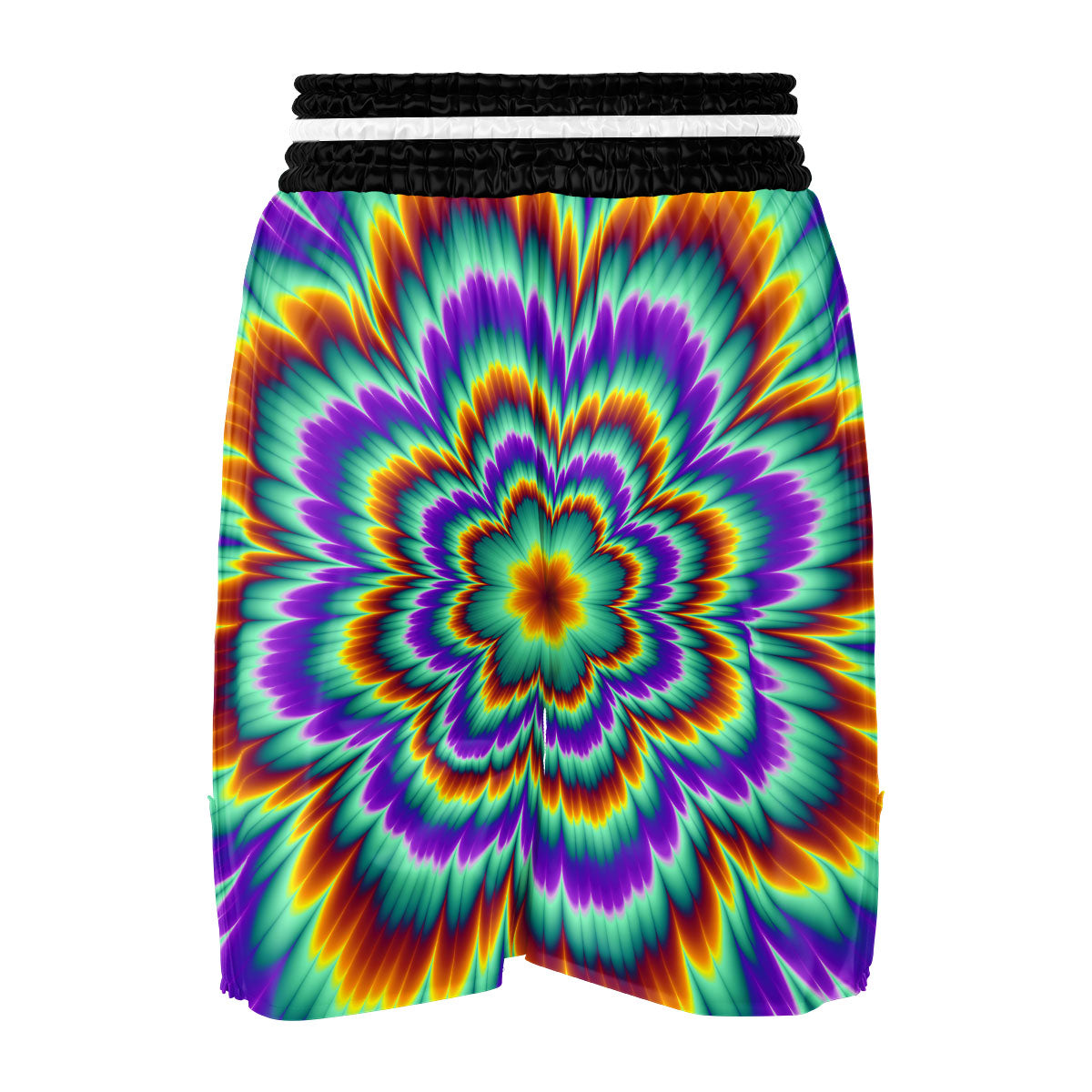 Illusion Optical Explosion Psychedelic Boxing Shorts-grizzshop