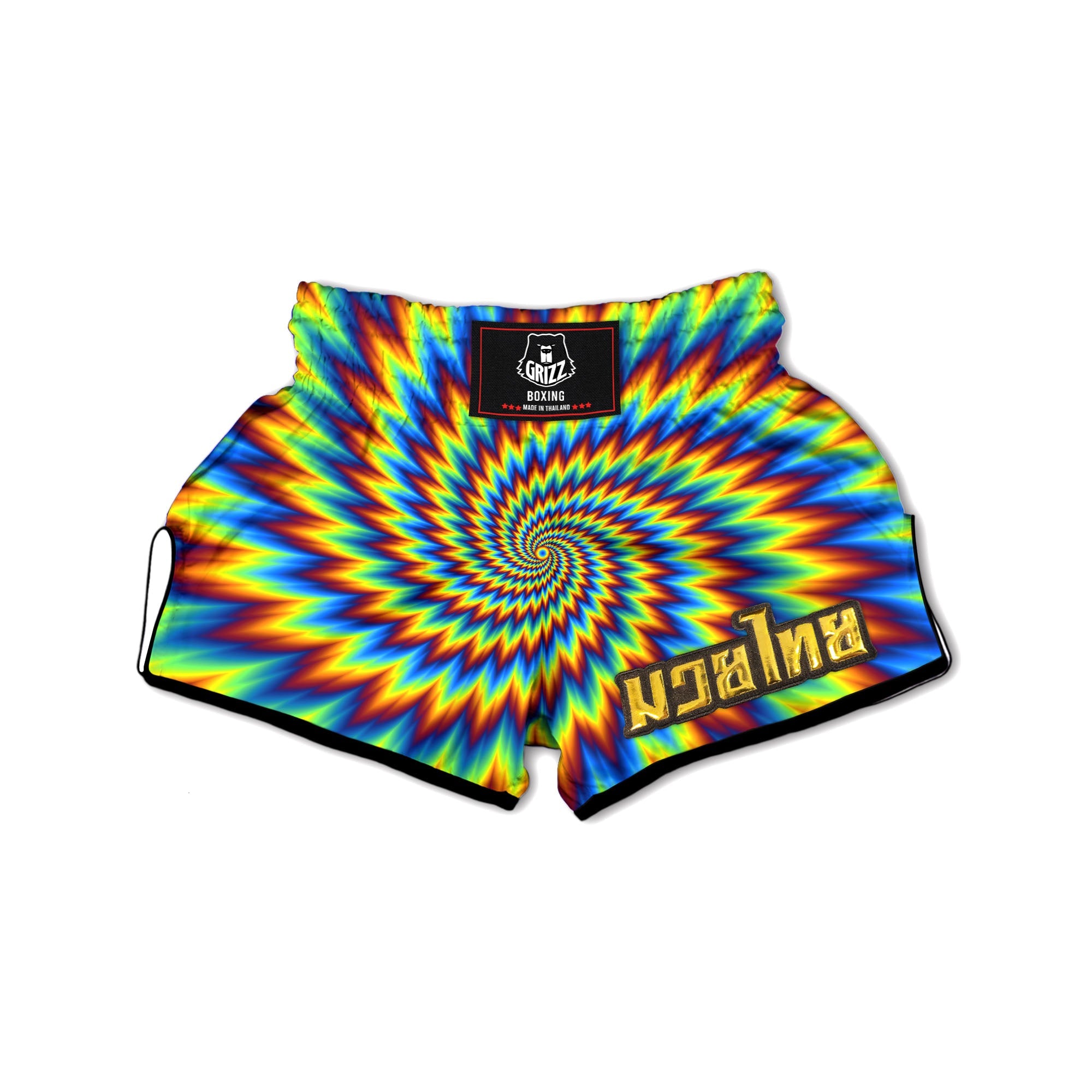 Illusion Optical Psychedelic Expansion Muay Thai Boxing Shorts-grizzshop