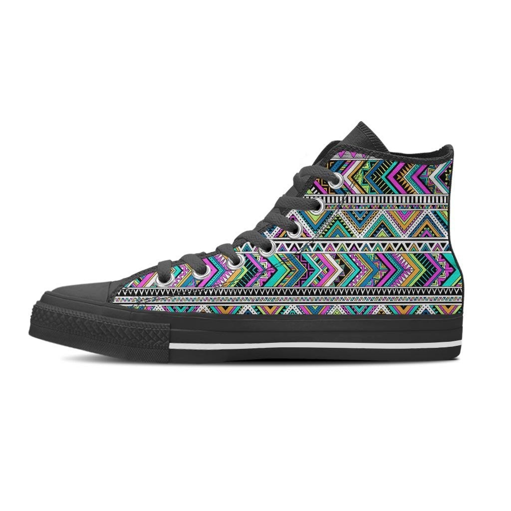 Indian Aztec Women's High Top Shoes-grizzshop