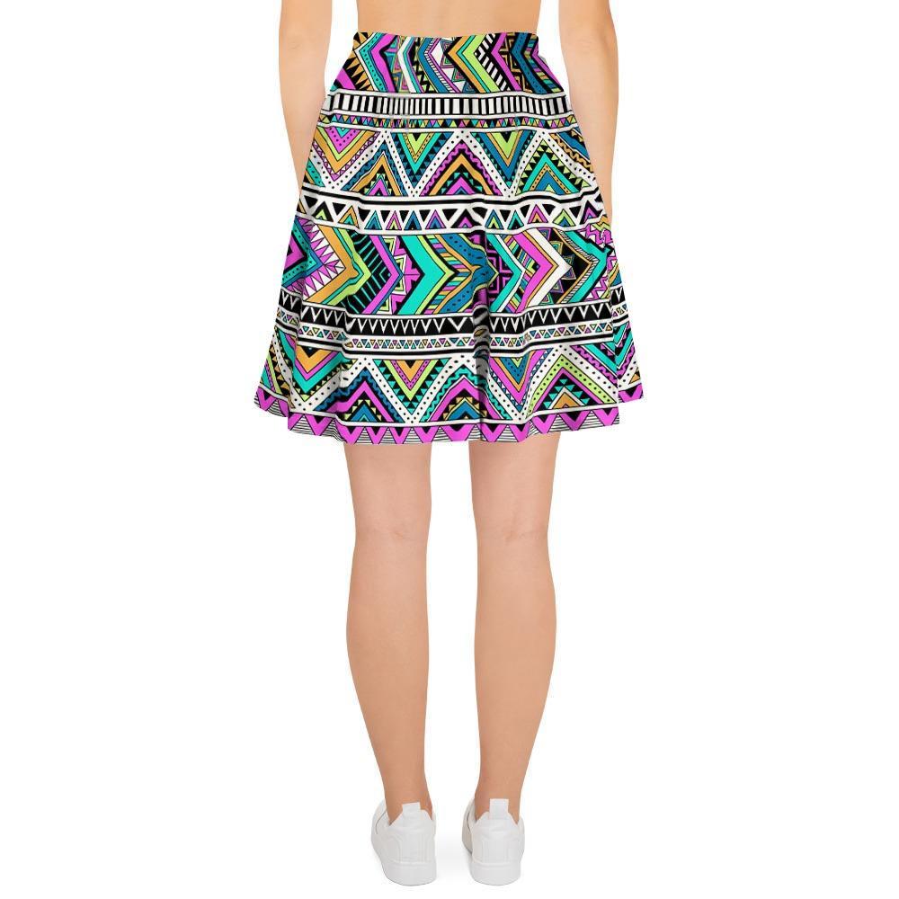 Indian Aztec Women's Skirt-grizzshop