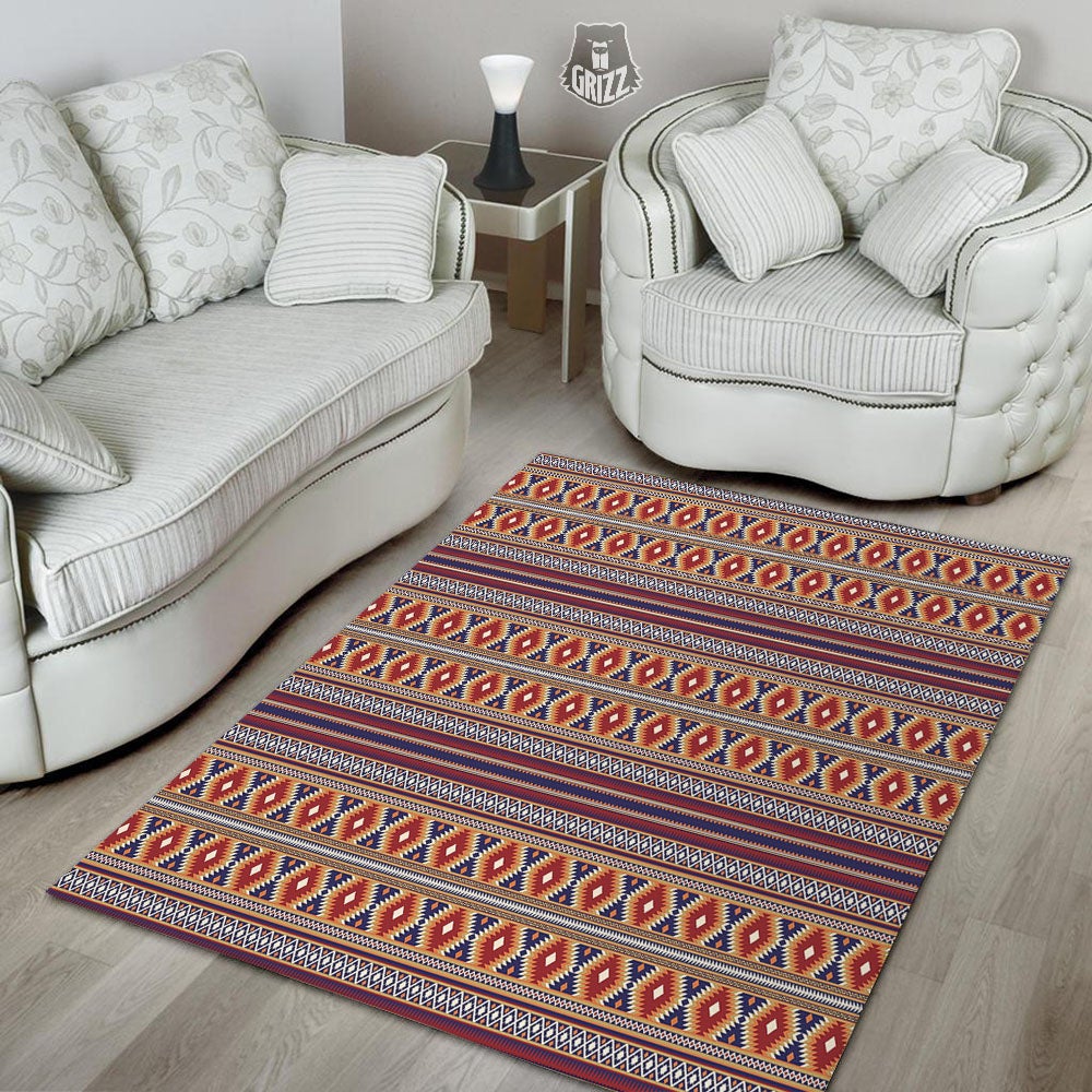 Indian Native Tribal Print Pattern Floor Mat-grizzshop