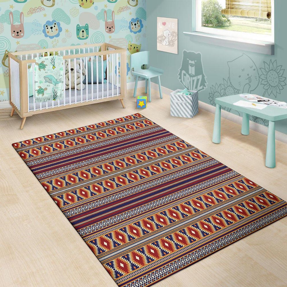 Indian Native Tribal Print Pattern Floor Mat-grizzshop