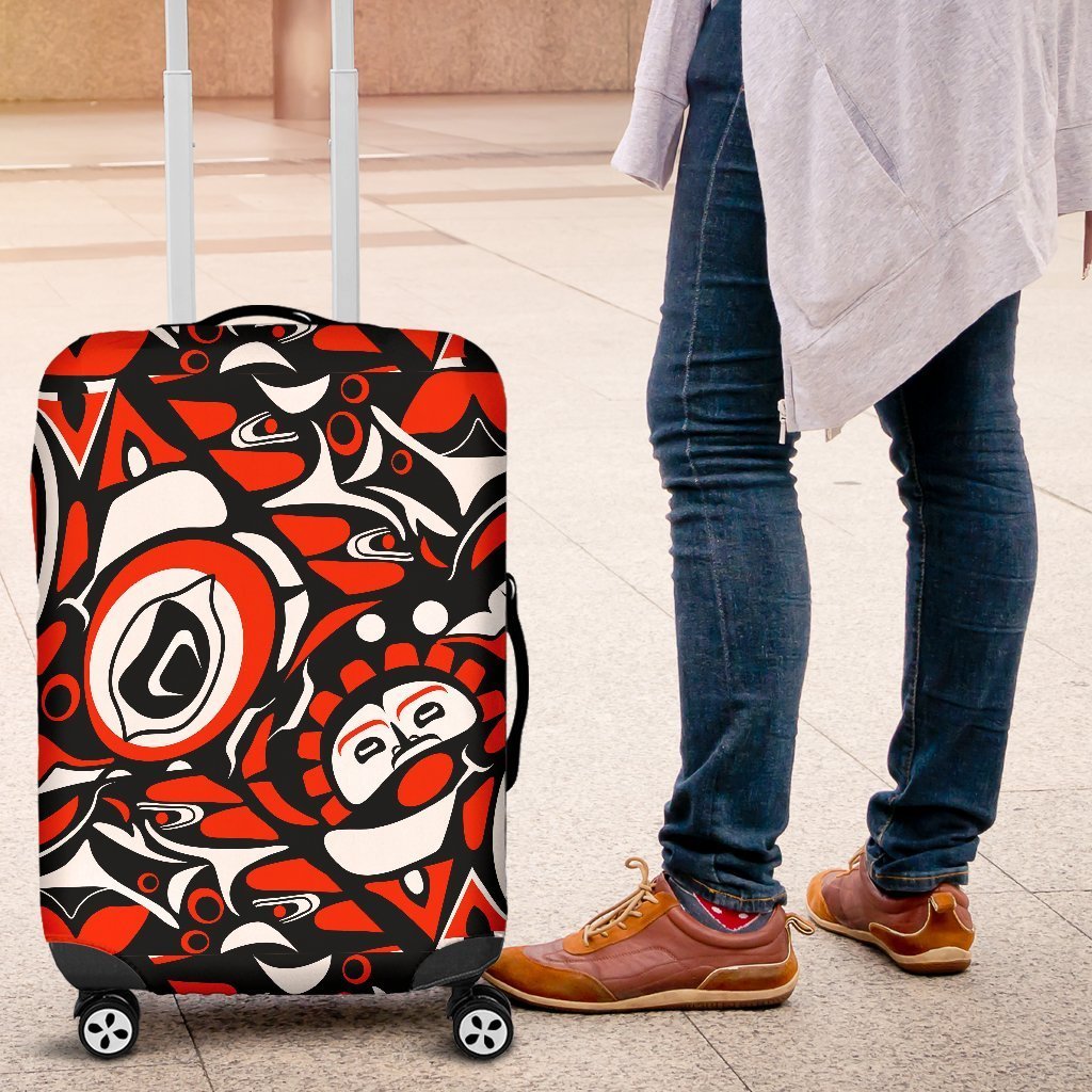 Indians Aztec Tribal Native Navajo American Print Elastic Luggage Cover-grizzshop