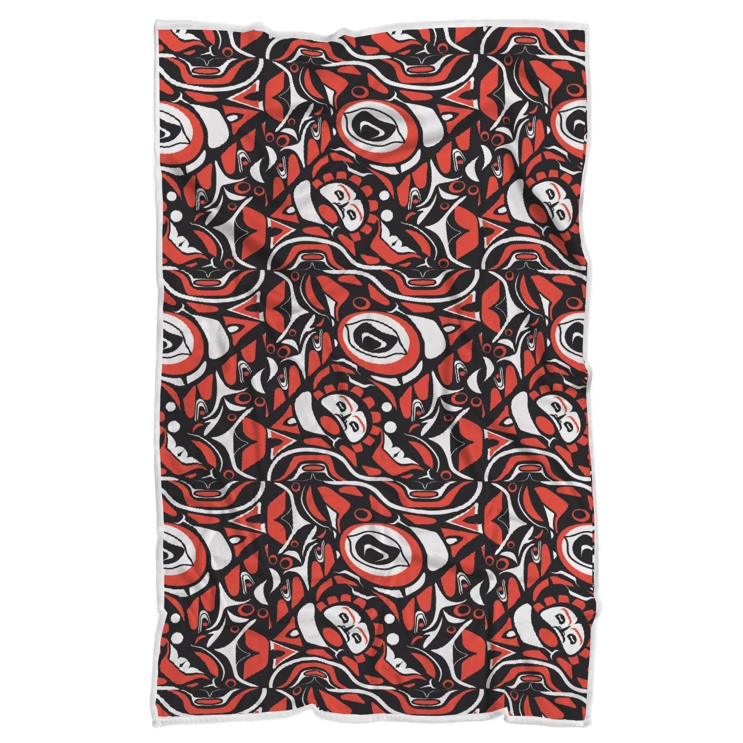 Indians Aztec Tribal Native Navajo American Print Throw Blanket-grizzshop