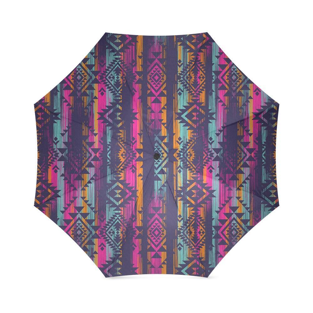 Indians Navajo Aztec Tribal Native American Print Foldable Umbrella-grizzshop
