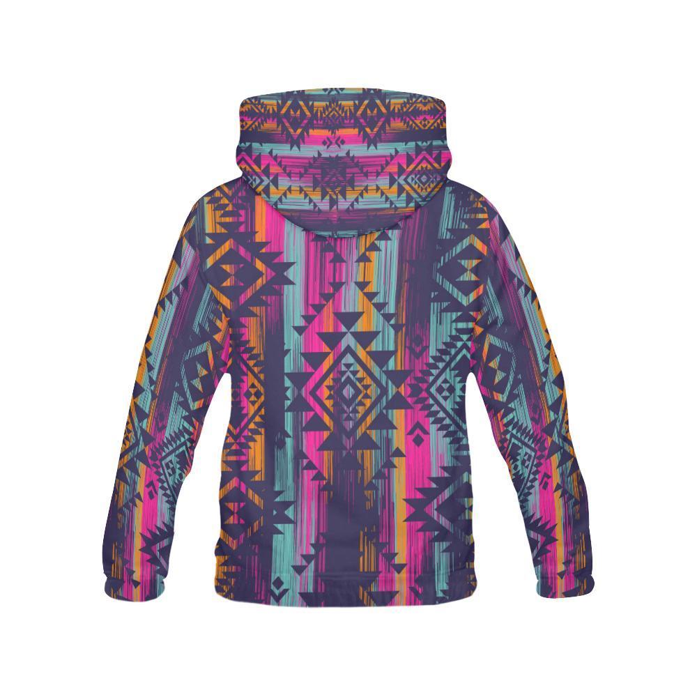 Indians Navajo Aztec Tribal Native American Print Men Pullover Hoodie-grizzshop