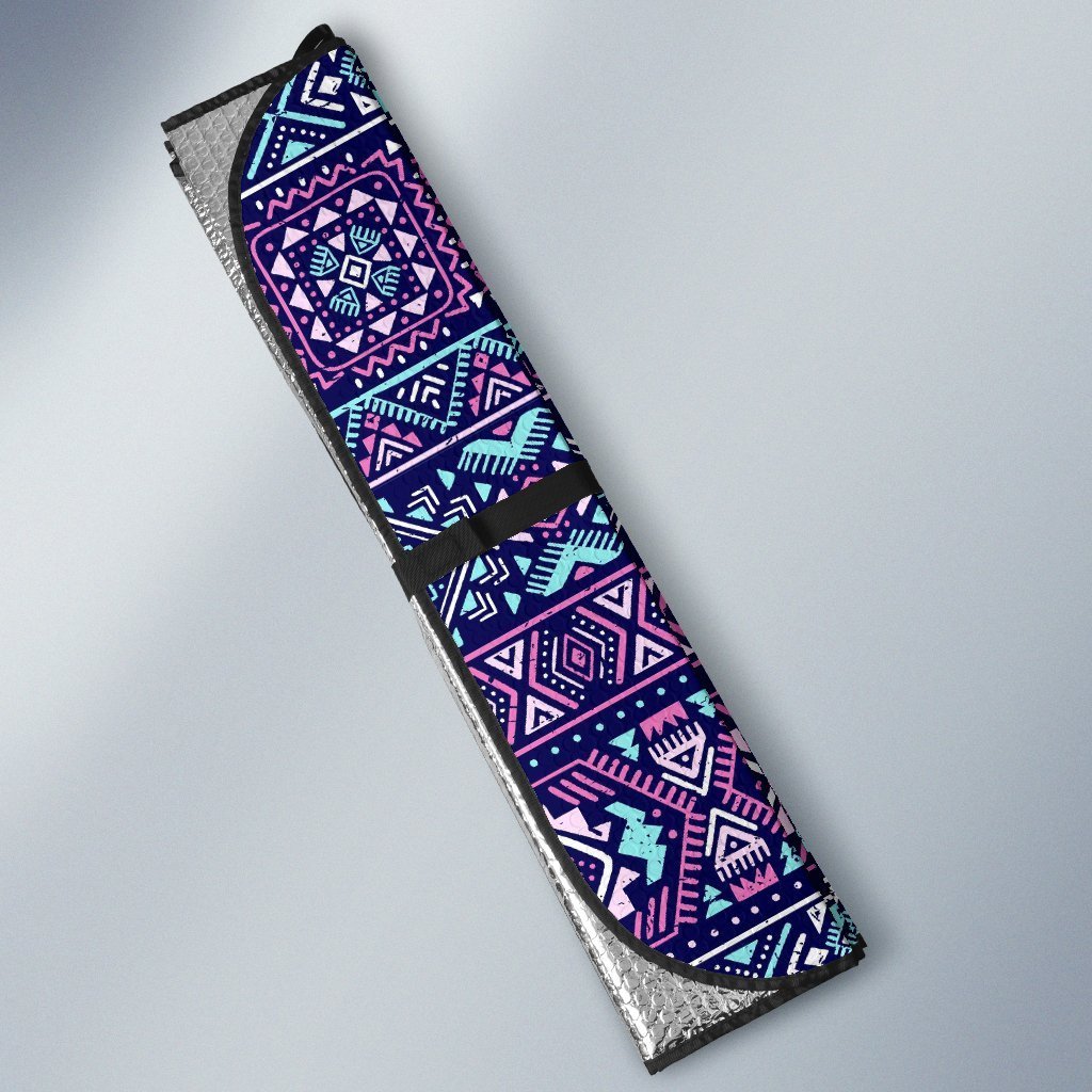 Indians Tribal Native Navajo American Aztec Print Car Sun Shade-grizzshop