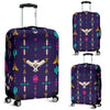 Indians Tribal Native Navajo American Aztec Print Elastic Luggage Cover-grizzshop