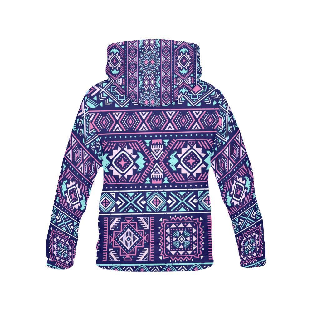 Indians Tribal Native Navajo American Aztec Print Men Pullover Hoodie-grizzshop