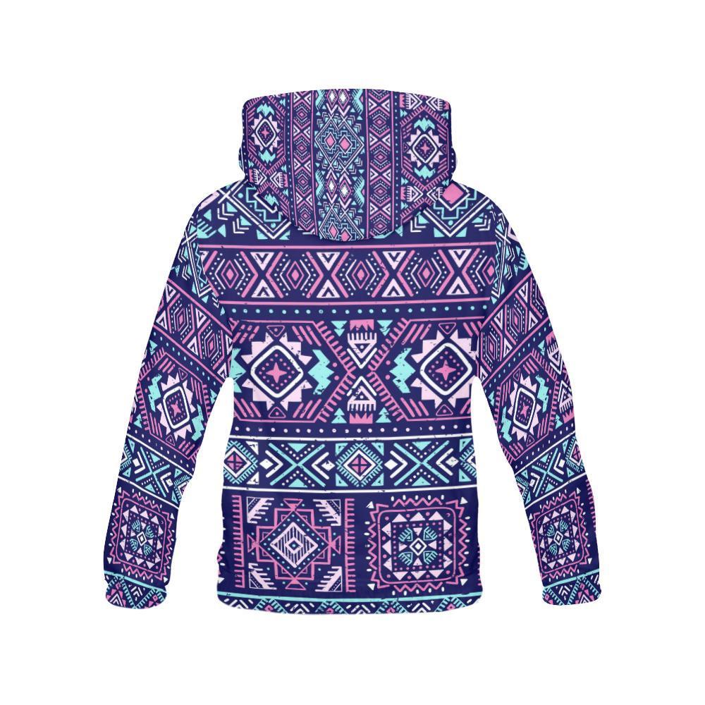 Indians Tribal Native Navajo American Aztec Print Women Pullover Hoodies -grizzshop