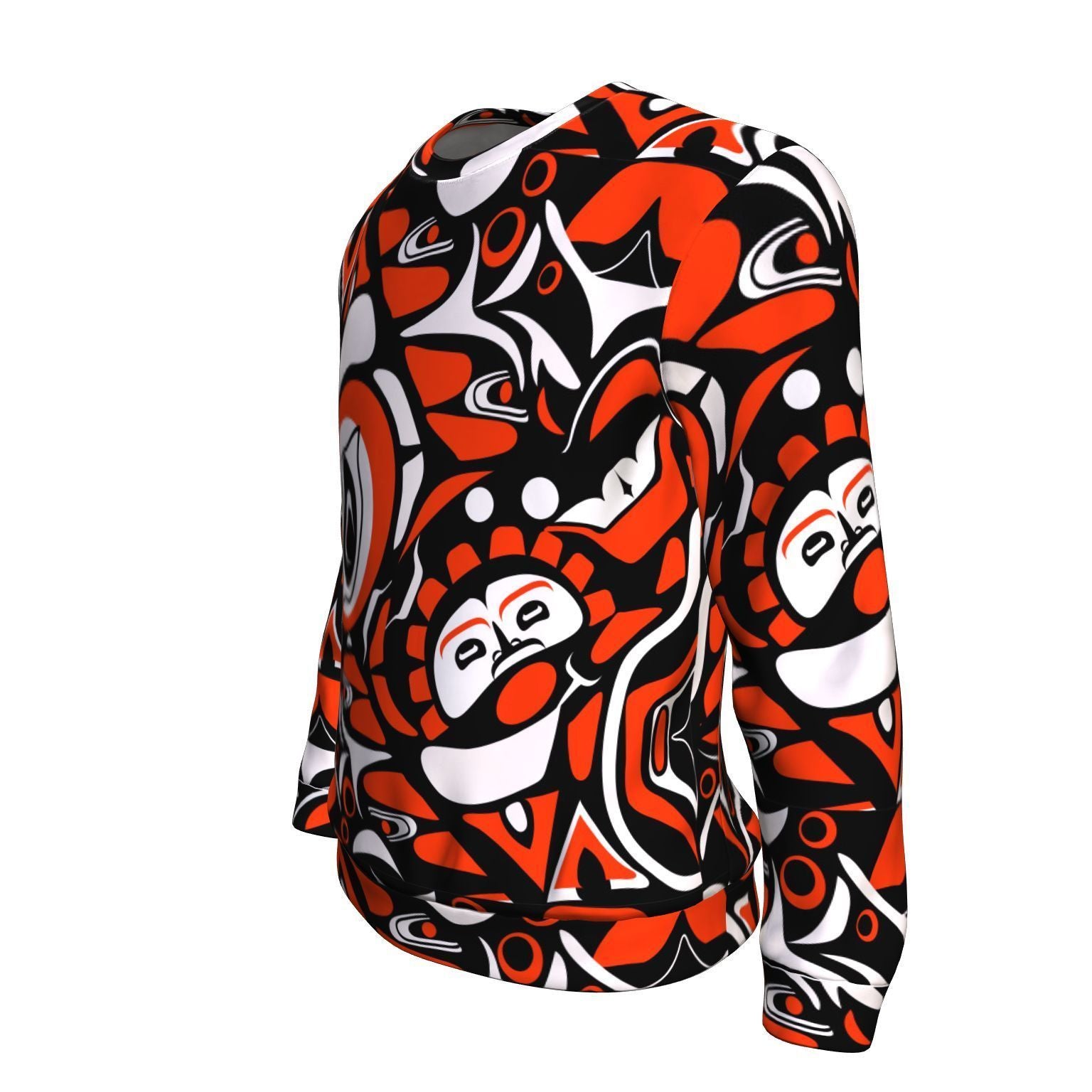Indians Aztec Tribal Native Navajo American Print Men Crew Neck Sweatshirt-grizzshop
