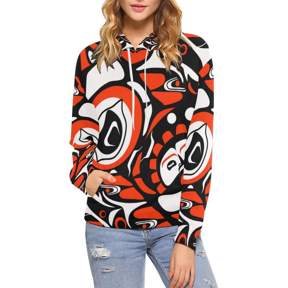 Indians Aztec Tribal Native Navajo American Print Women Pullover Hoodies -grizzshop