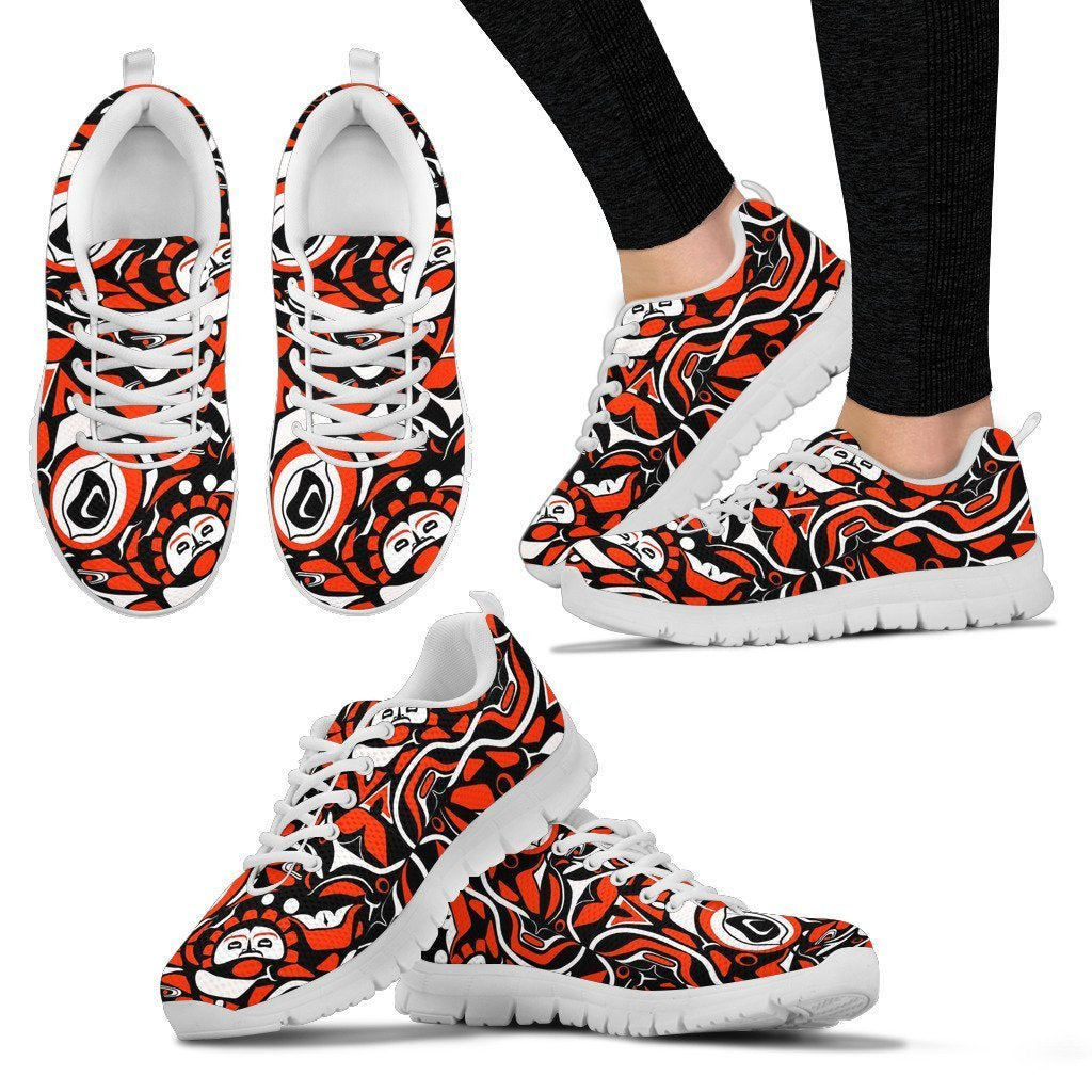 Indians Aztec Tribal Native Navajo American Print Women Shoes Sneakers-grizzshop