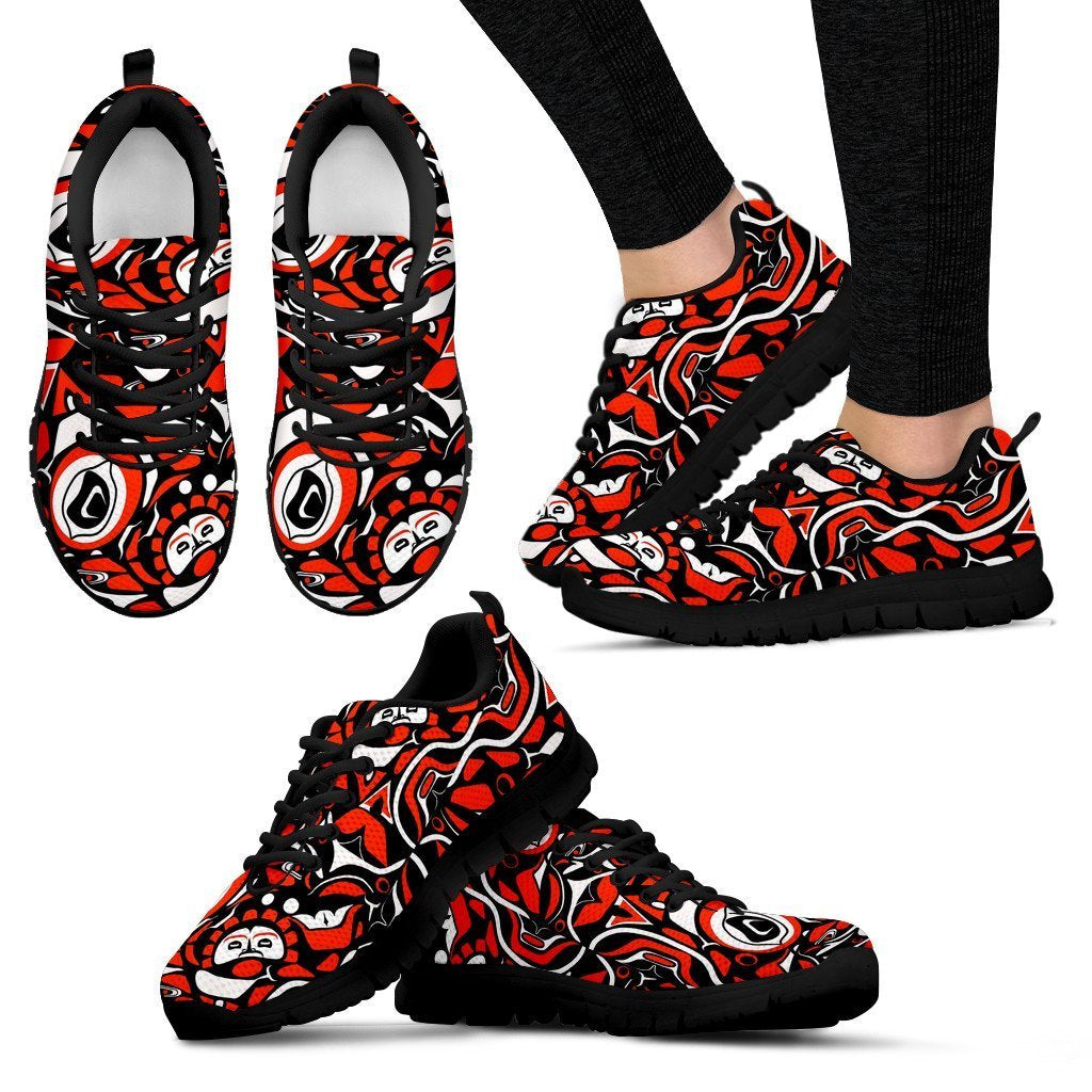 Indians Aztec Tribal Native Navajo American Print Women Shoes Sneakers-grizzshop