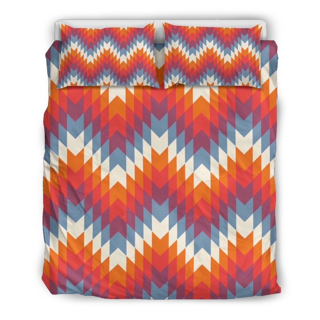 Indians Native American Navajo Aztec Tribal Print Duvet Cover Bedding Set-grizzshop