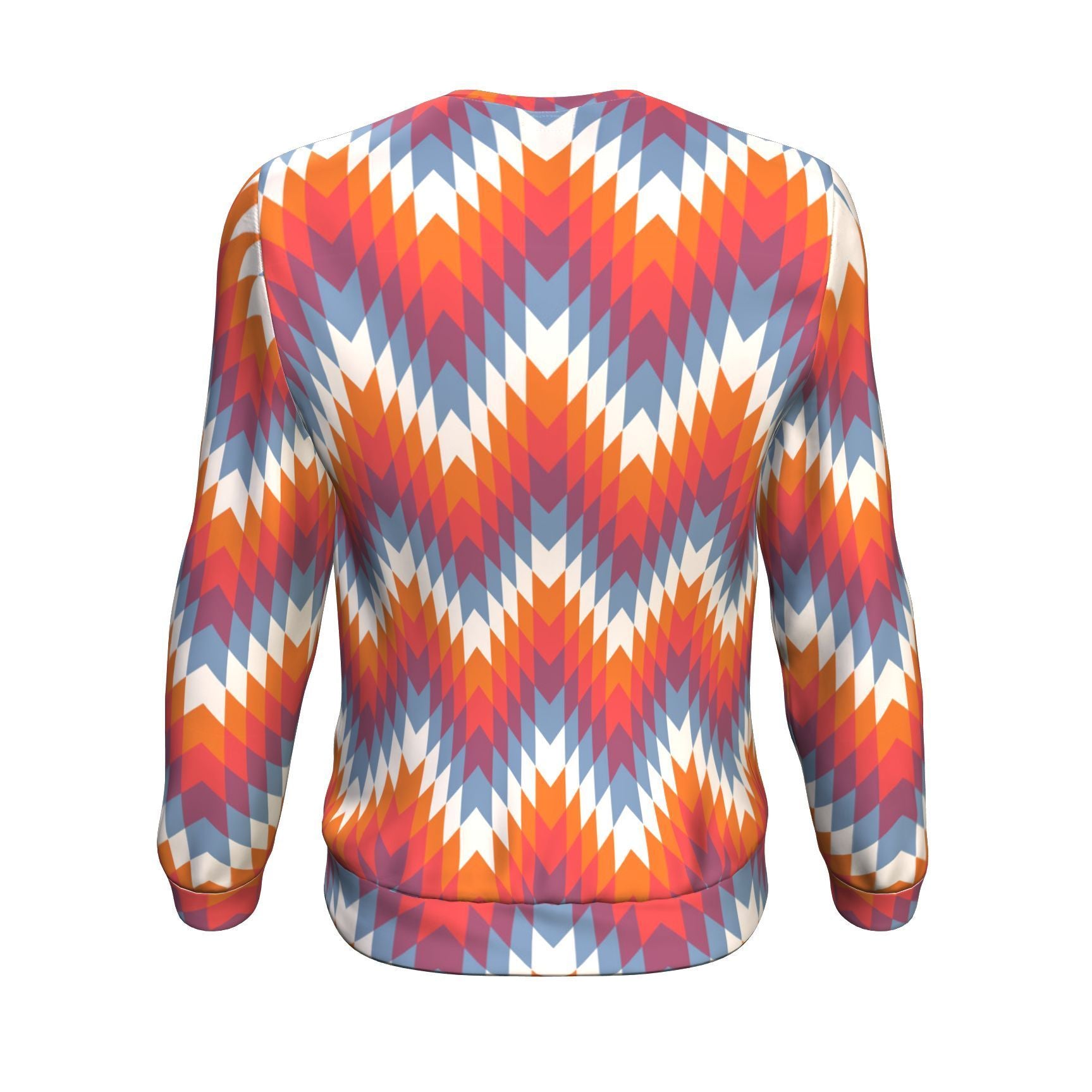 Indians Native American Navajo Aztec Tribal Print Men Crew Neck Sweatshirt-grizzshop