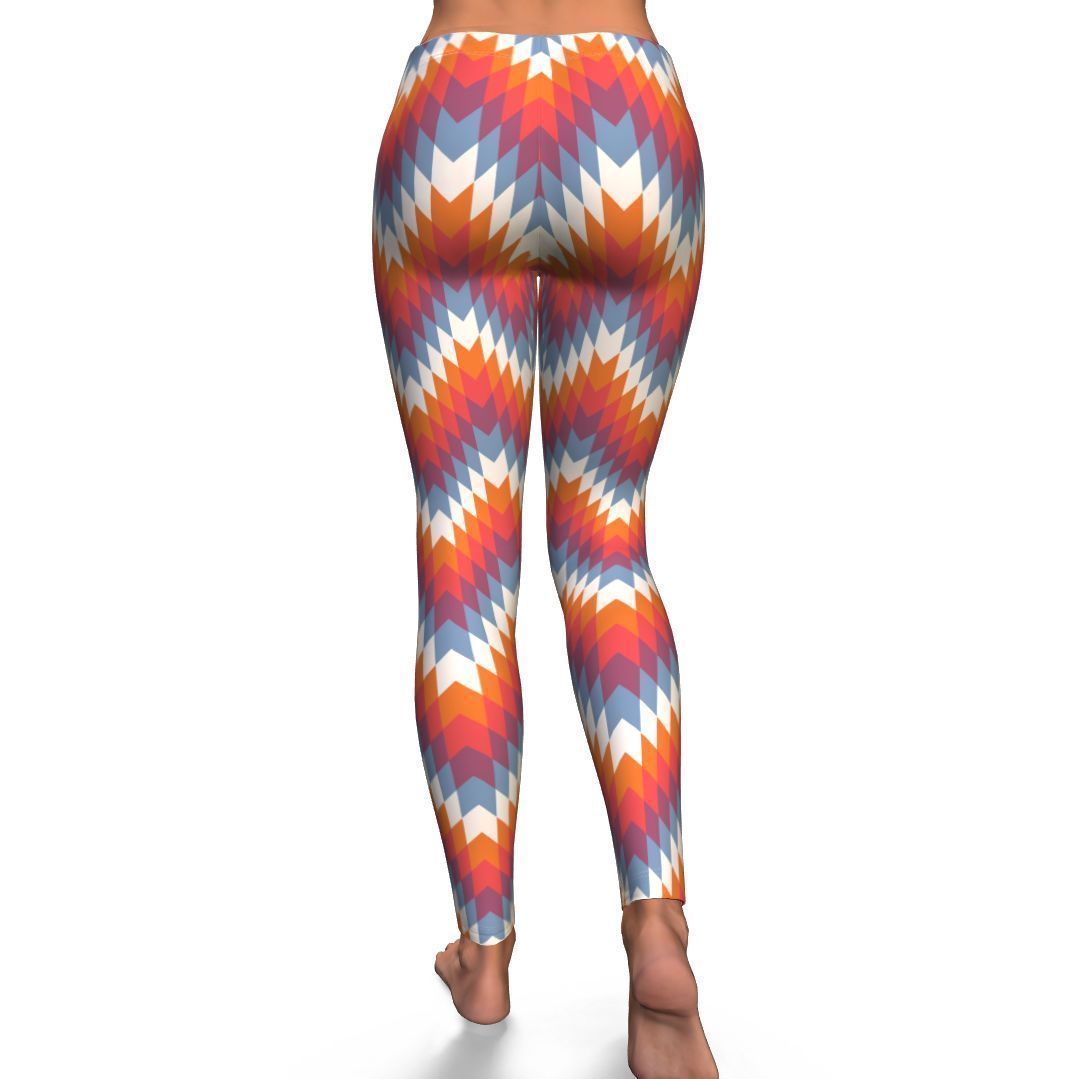 Indians Native American Navajo Aztec Tribal Print Pattern Women Leggings-grizzshop