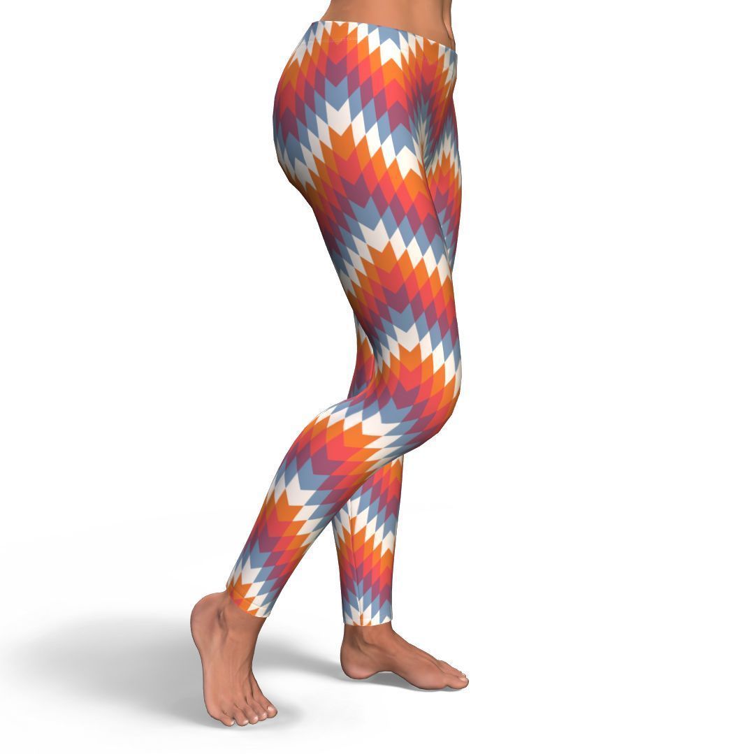 Indians Native American Navajo Aztec Tribal Print Pattern Women Leggings-grizzshop