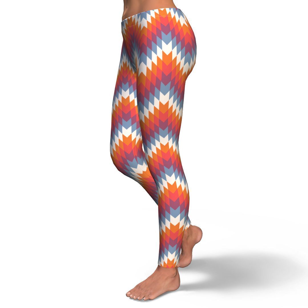 Indians Native American Navajo Aztec Tribal Print Pattern Women Leggings-grizzshop