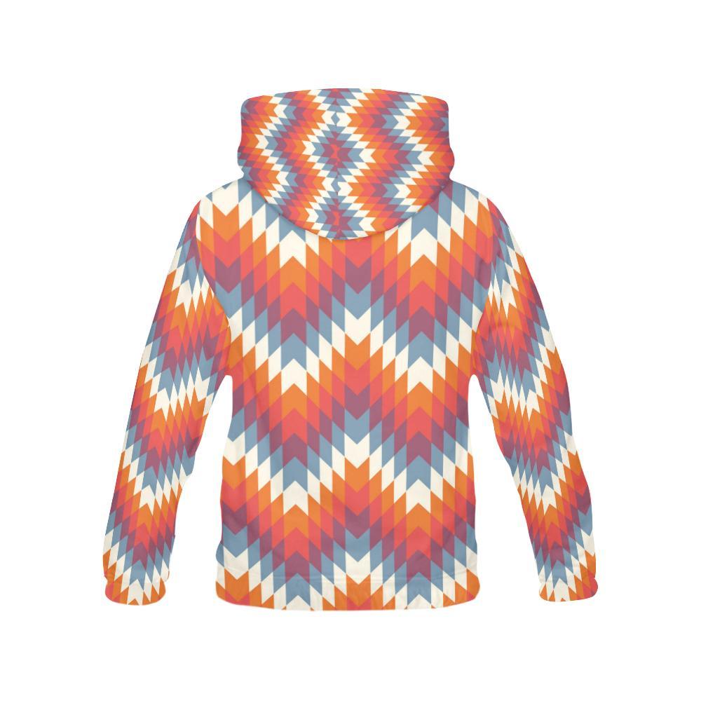 Indians Native American Navajo Aztec Tribal Print Women Pullover Hoodies -grizzshop