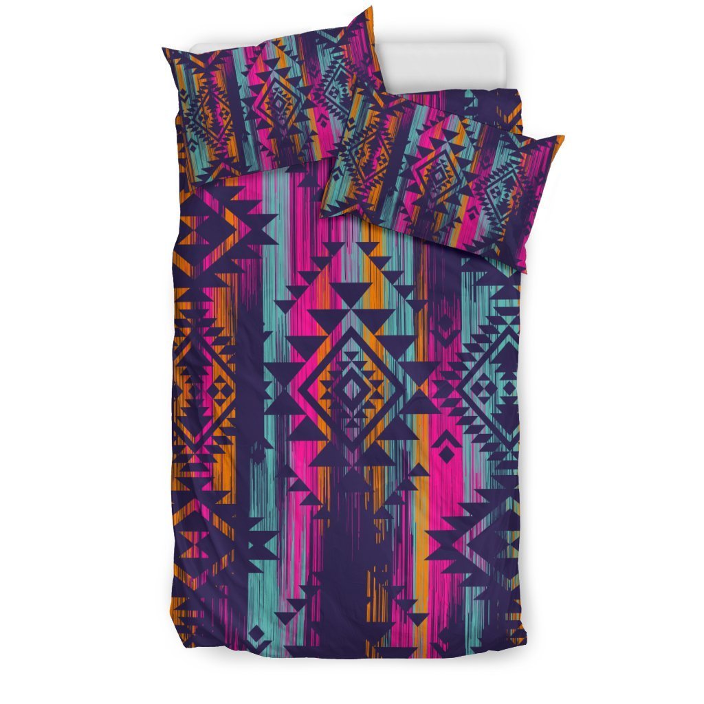 Indians Navajo Aztec Tribal Native American Print Duvet Cover Bedding Set-grizzshop