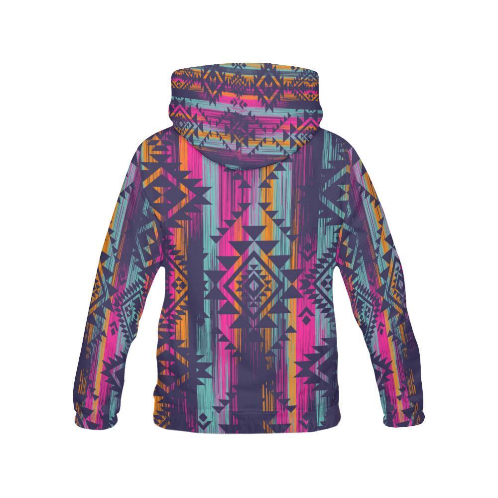 Indians Navajo Aztec Tribal Native American Print Women Pullover Hoodies -grizzshop