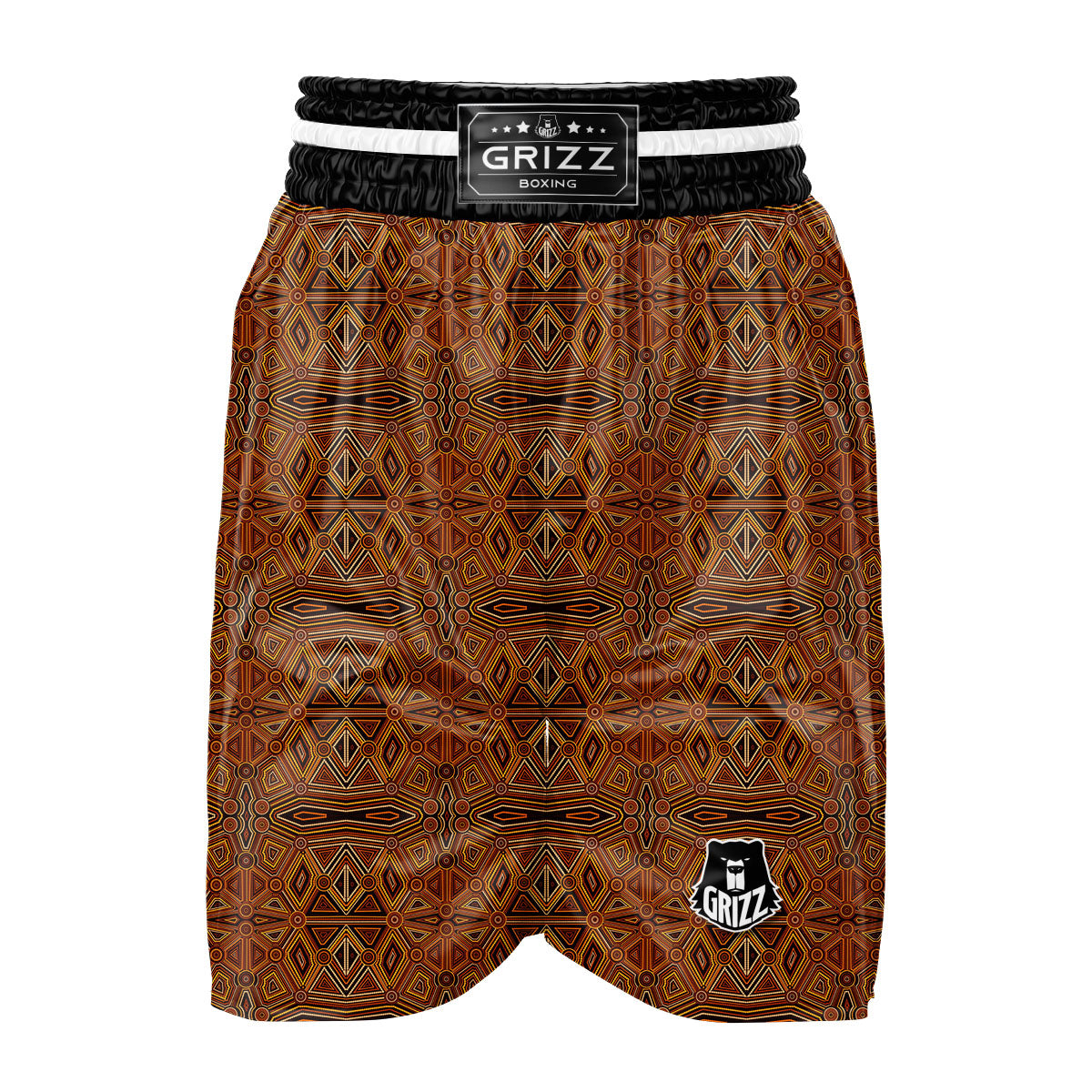 Indigenous Australian Aboriginal Print Boxing Shorts
