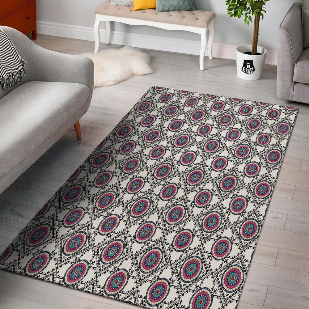 Inspired Native Indian Print Pattern Floor Mat-grizzshop