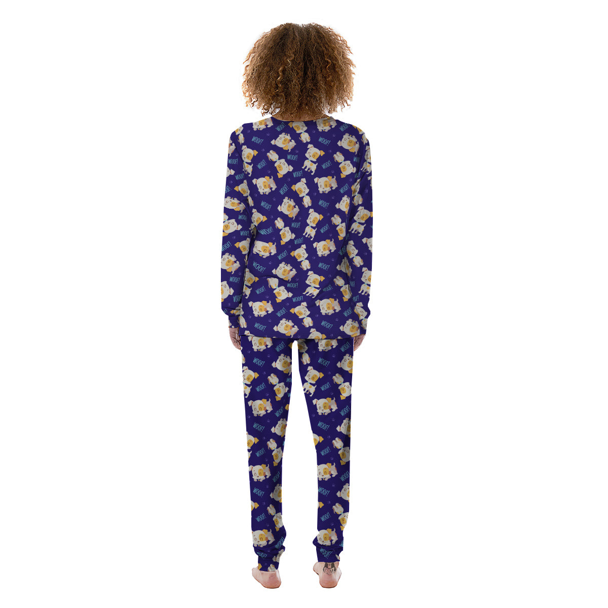 Jack Russell Terrier Cute Print Pattern Women's Pajamas-grizzshop