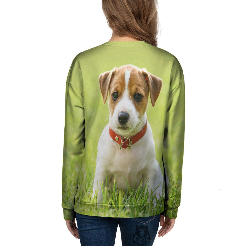 Jack Russell Terrier Little Print Women's Sweatshirt-grizzshop