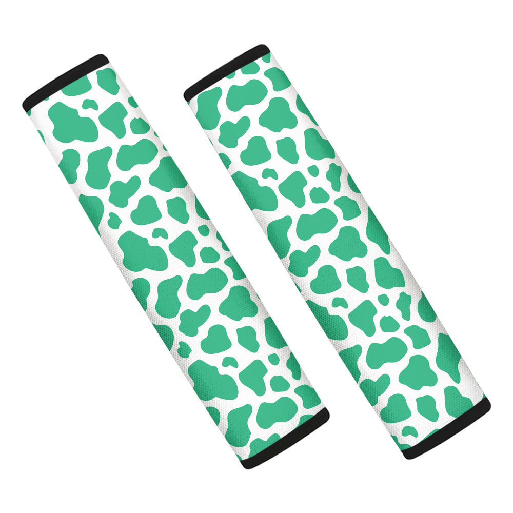 Jade Cow Print Pattern Car Seat Belt Cover-grizzshop