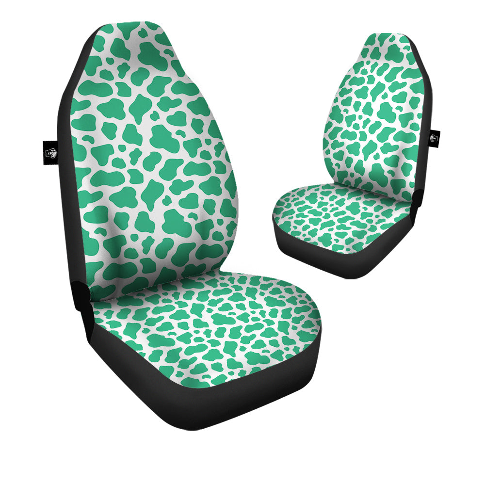 Jade Cow Print Pattern Car Seat Covers-grizzshop