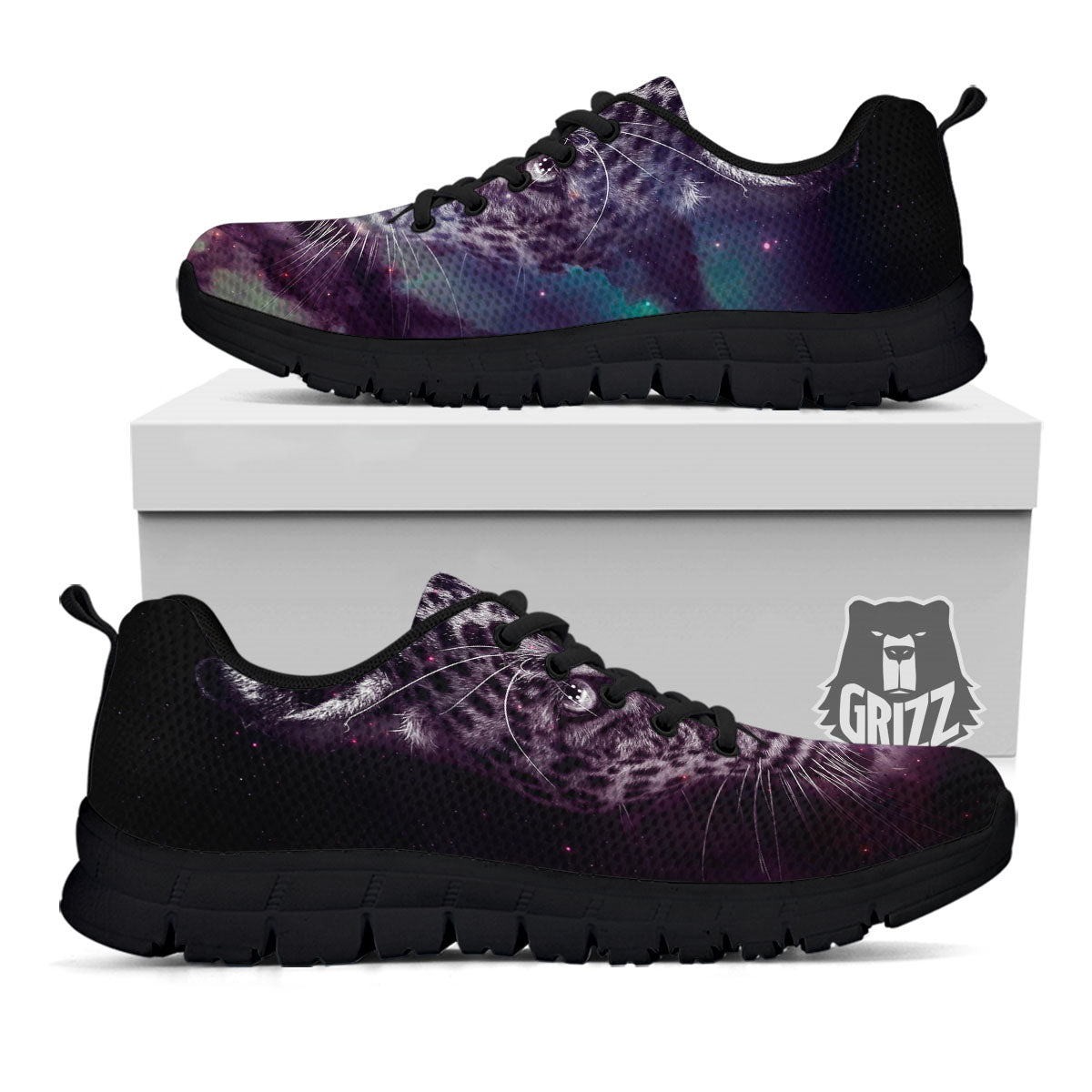 Jaguar Galaxy Print Black Sneaker-grizzshop