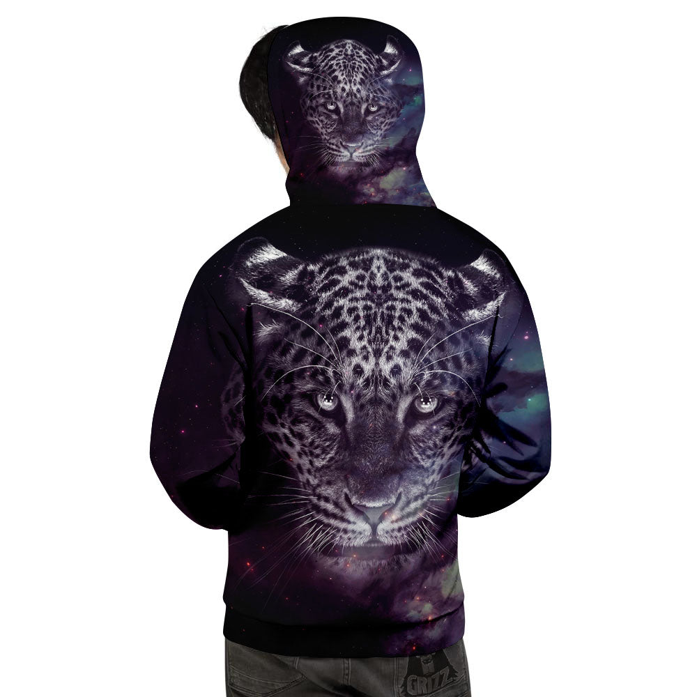 Jaguar Galaxy Print Men's Hoodie-grizzshop